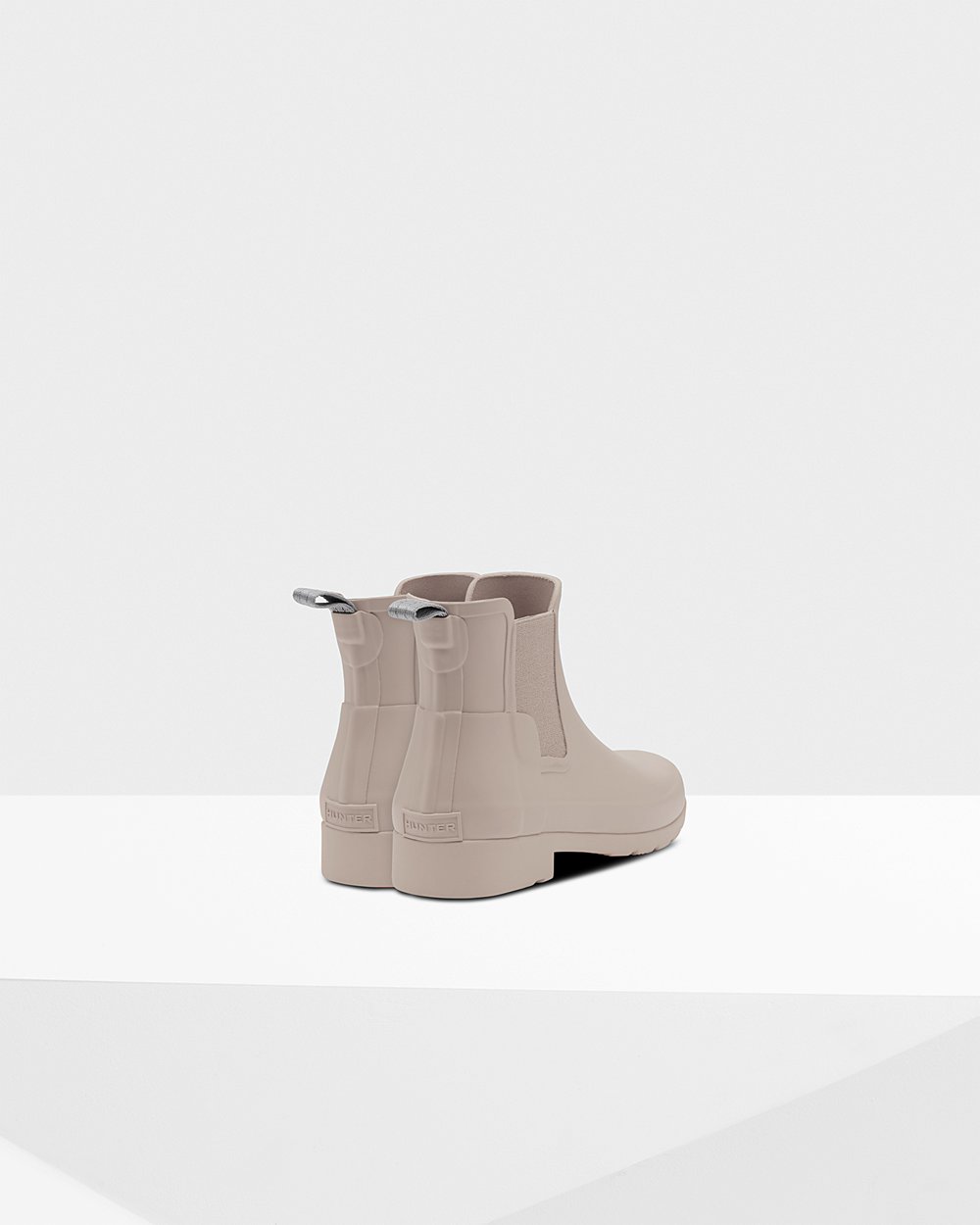 Botas Chelsea Hunter Mujer - Refined Slim Fit - Grises - ECRSJMA-32